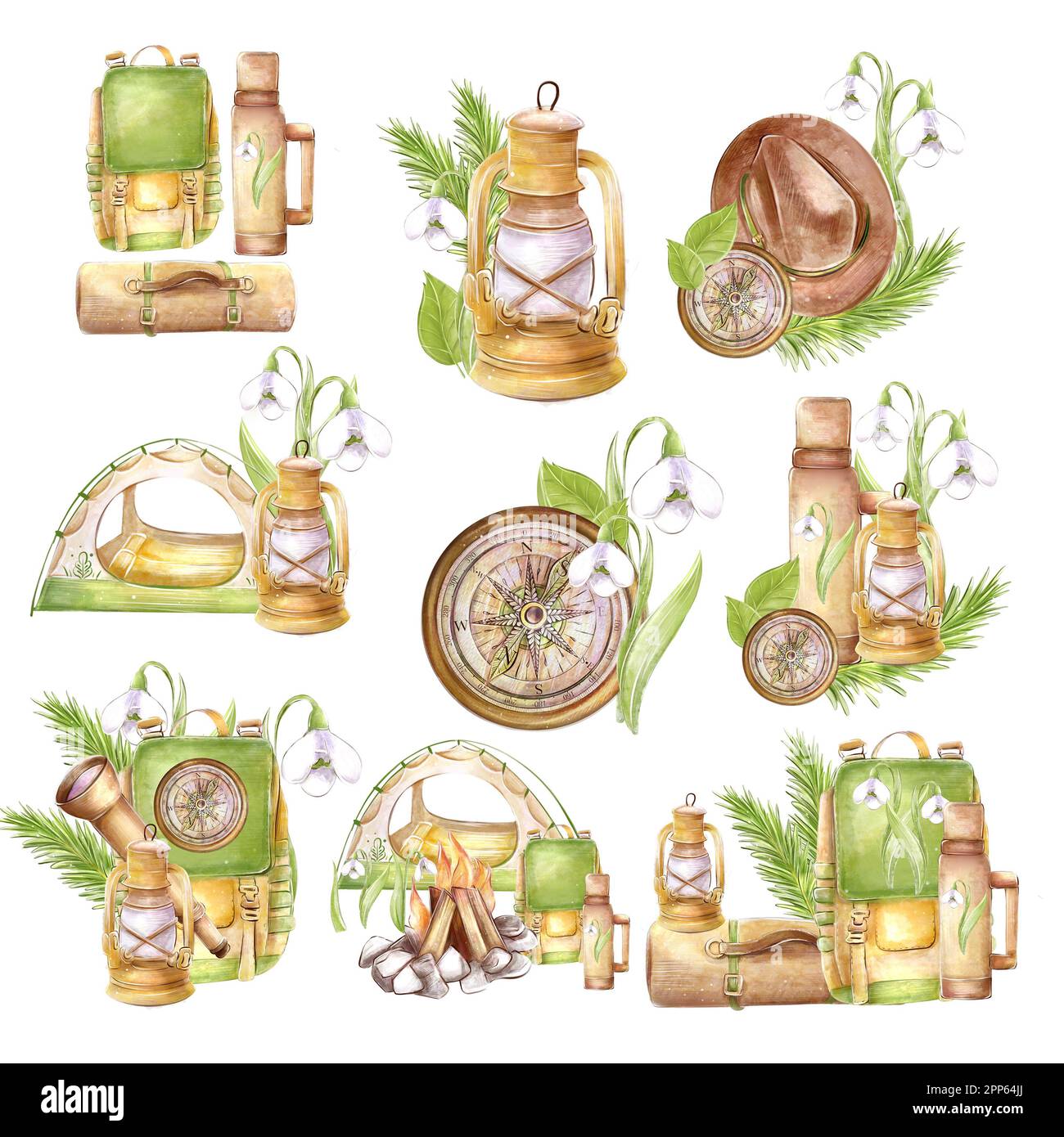 Tiuimk Survival-Kompass Set - 5 Mini-Kompasse Für Outdoor-Abenteuer