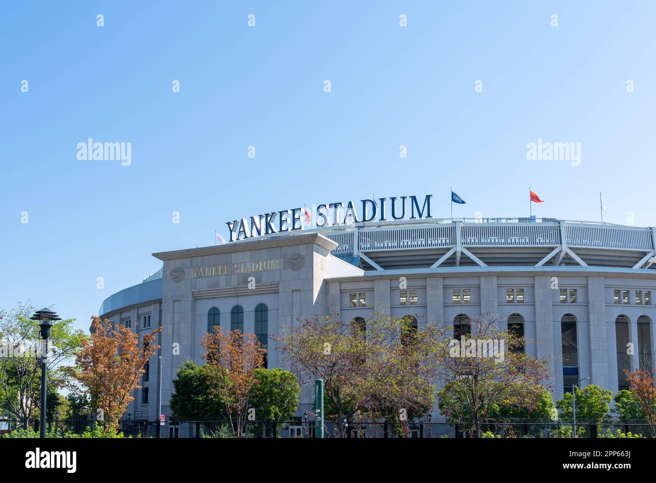 Das Yankee Stadium wird am 19. August 2022 in New York, NY, USA gezeigt. Stockfoto