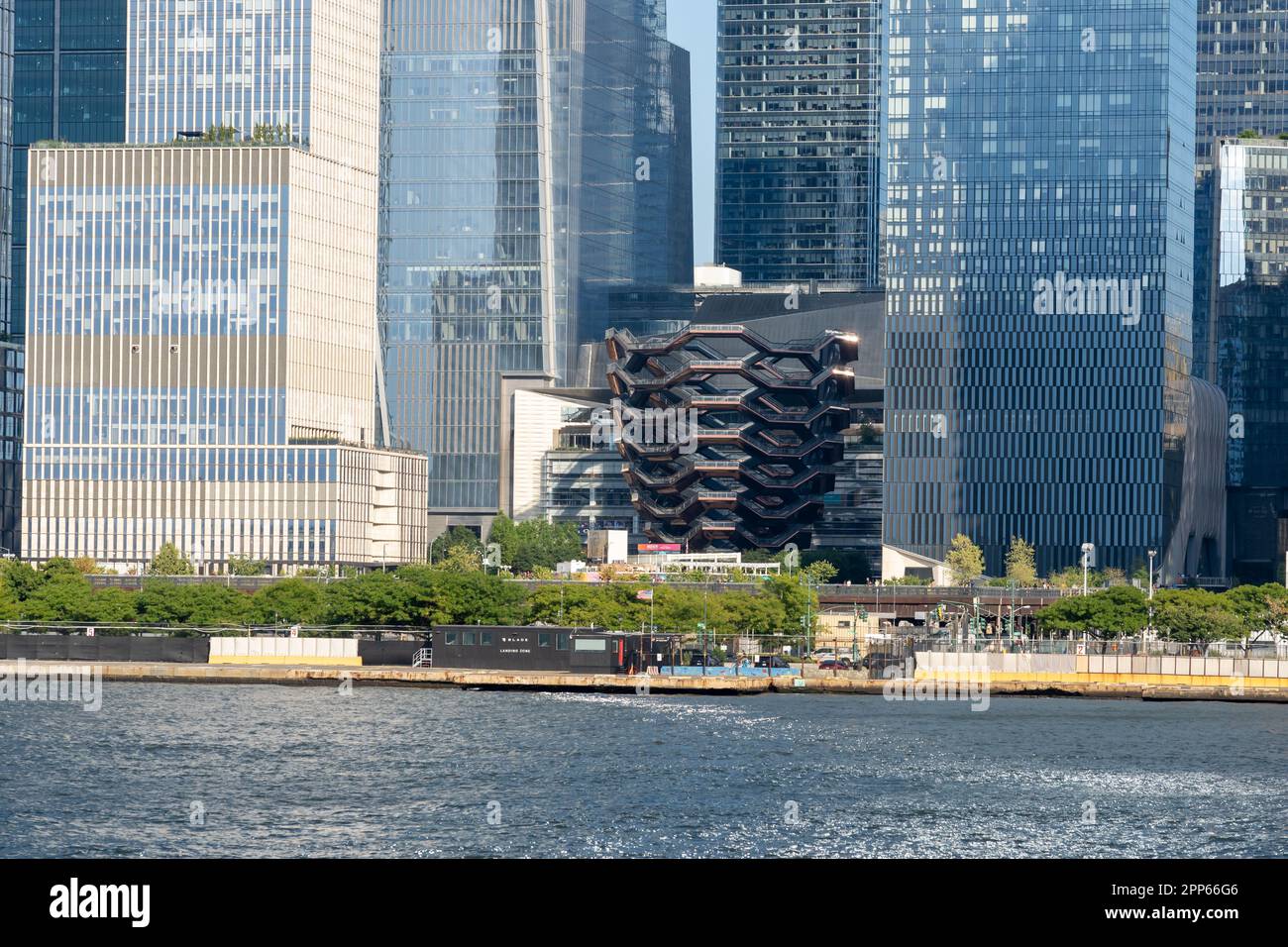 Schiff in New York City, USA. Stockfoto