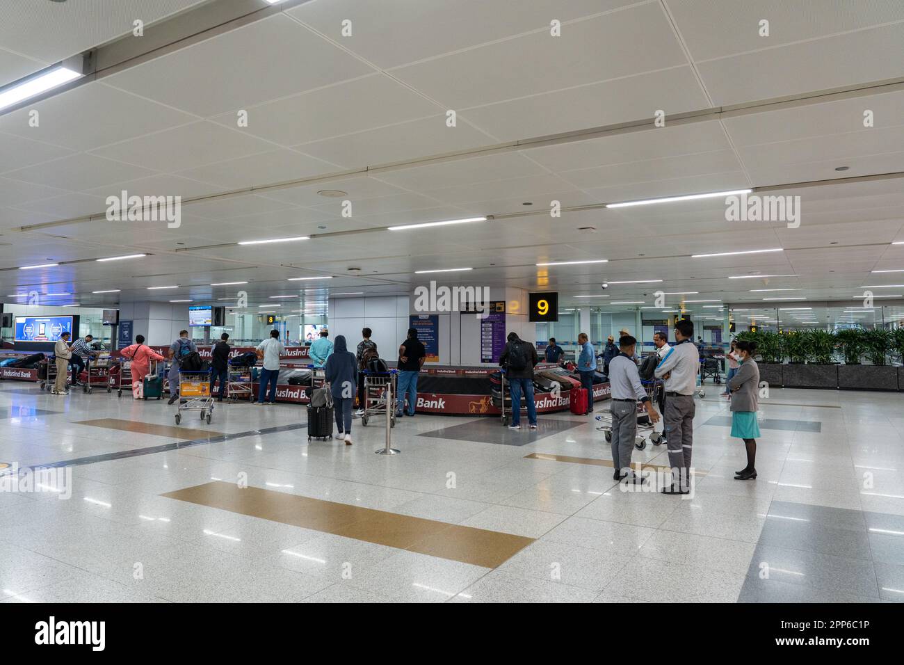 Indira Gandhi International Airport in Delhi, Indien Stockfoto