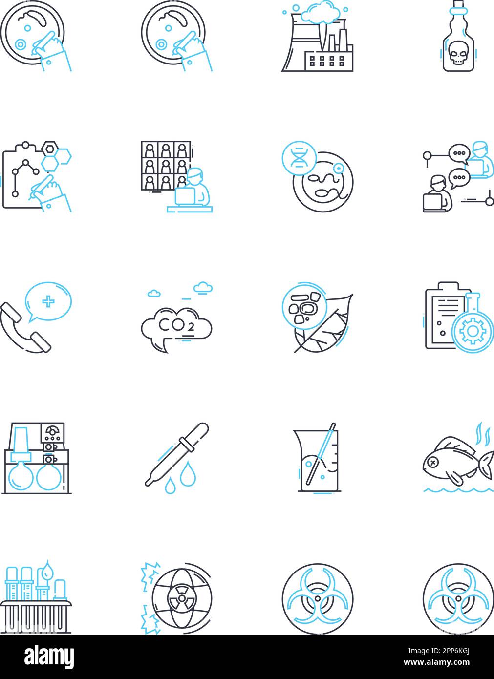 Philosophie Ideologie Lineare Symbole gesetzt. Existentialismus, Rationalismus, Absurdismus, Stoikismus, Utilitarismus, Postmodernismus, Idealismus, Linienvektor und Stock Vektor