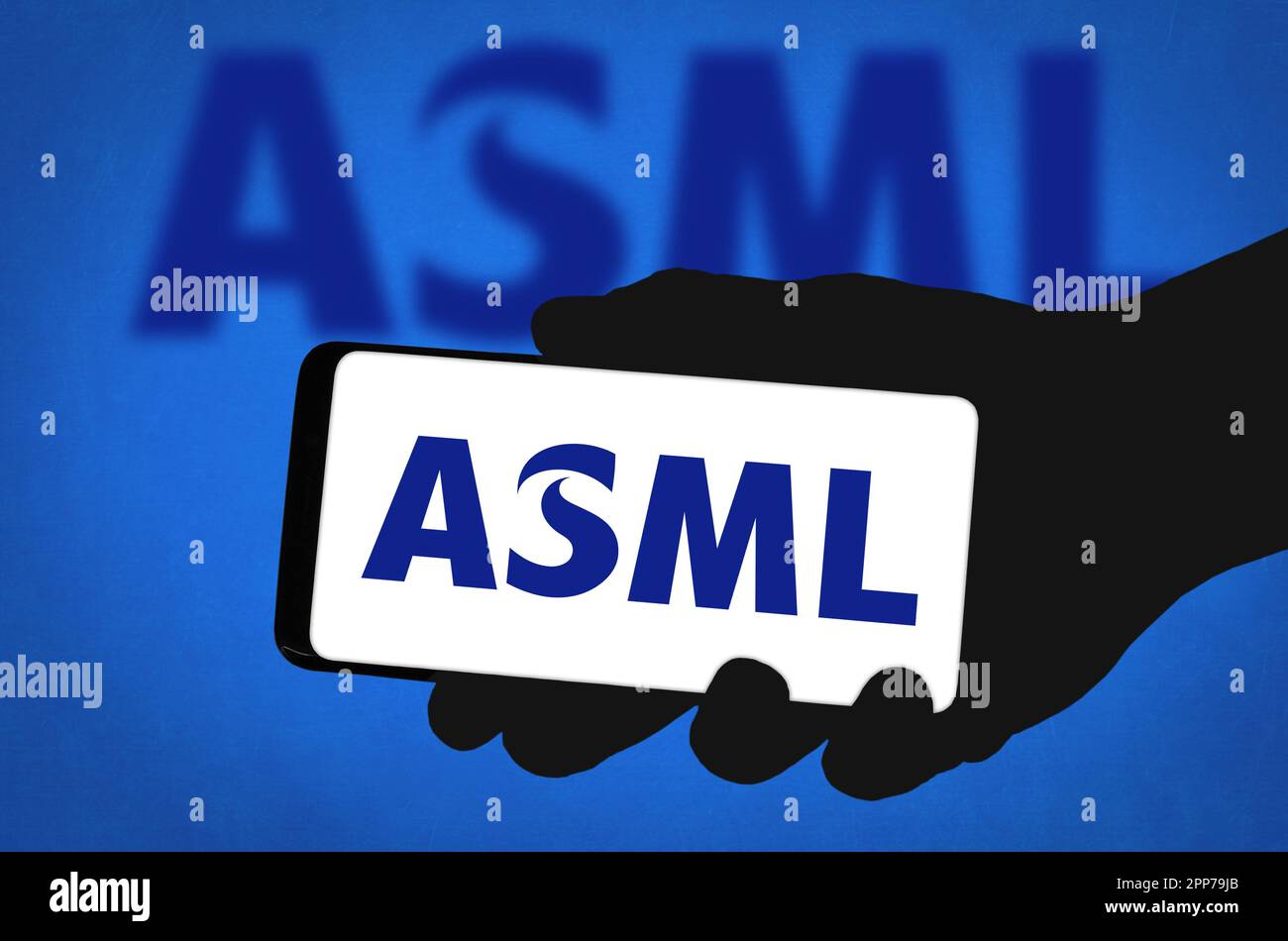 ASML Holding – Advanced Semiconductor Materials Lithography (AML Holding – Erweiterte Halbleitermaterialien – Lithografie Stockfoto