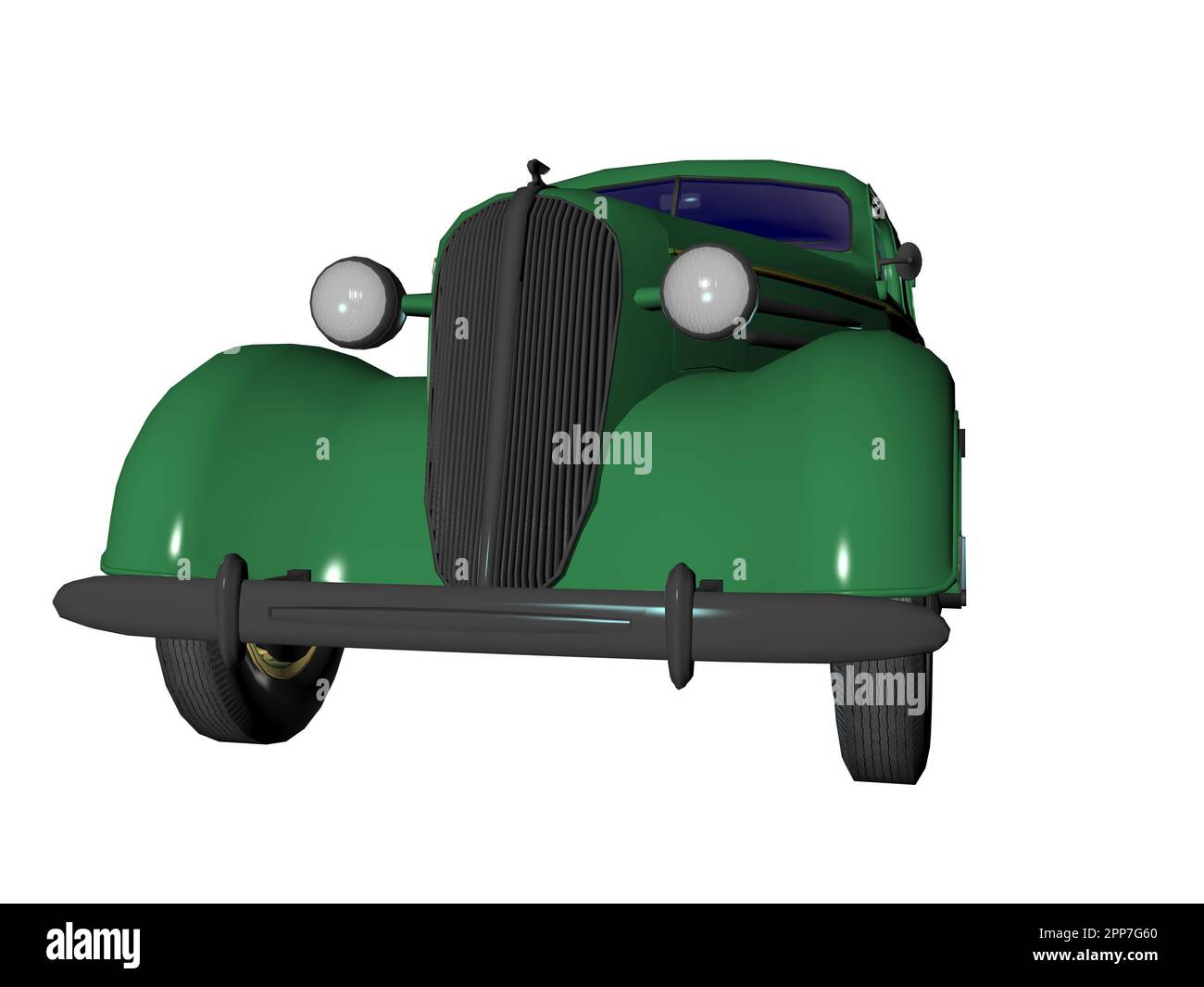 Das alte Modell aus den 1930er Jahren illustrierte 3D Limousinen