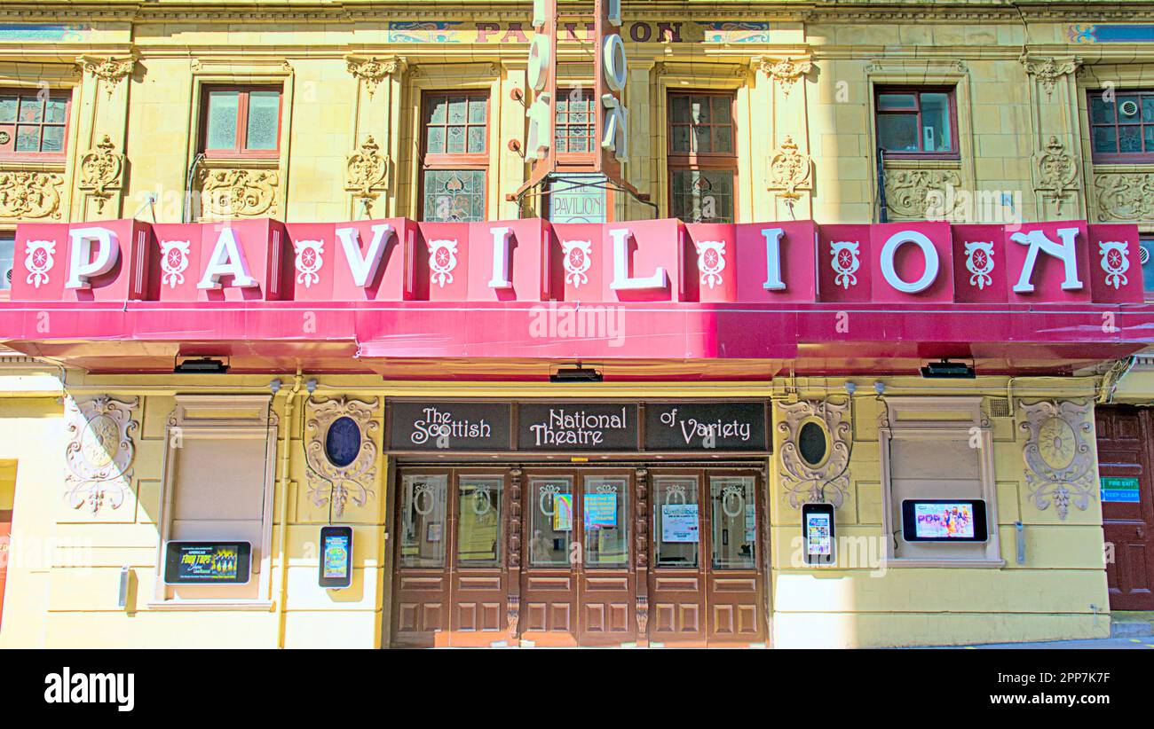Pavilion-Theater in der Renfield Street Glasgow, Schottland, Großbritannien Stockfoto