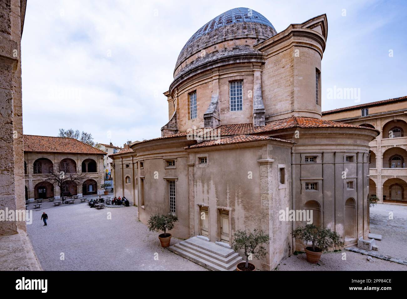 Kapelle, La Vieille Charité, ehemaliges Altenhaus, heute Museum und Kulturzentrum, Marseille, Frankreich Stockfoto