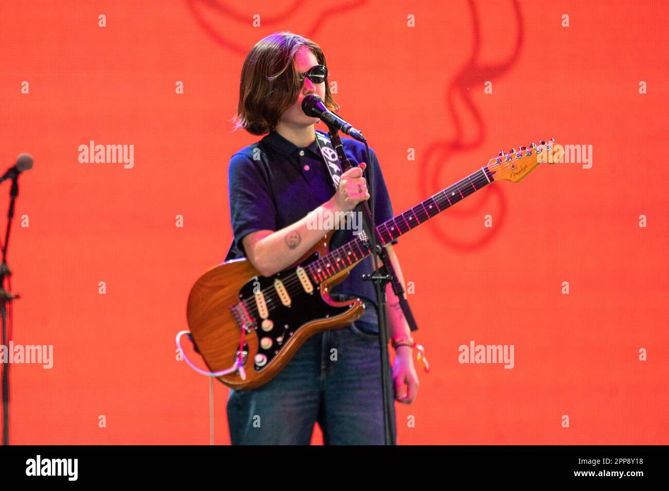 Snail Mail performs at the Coachella Music and Arts Festival at the