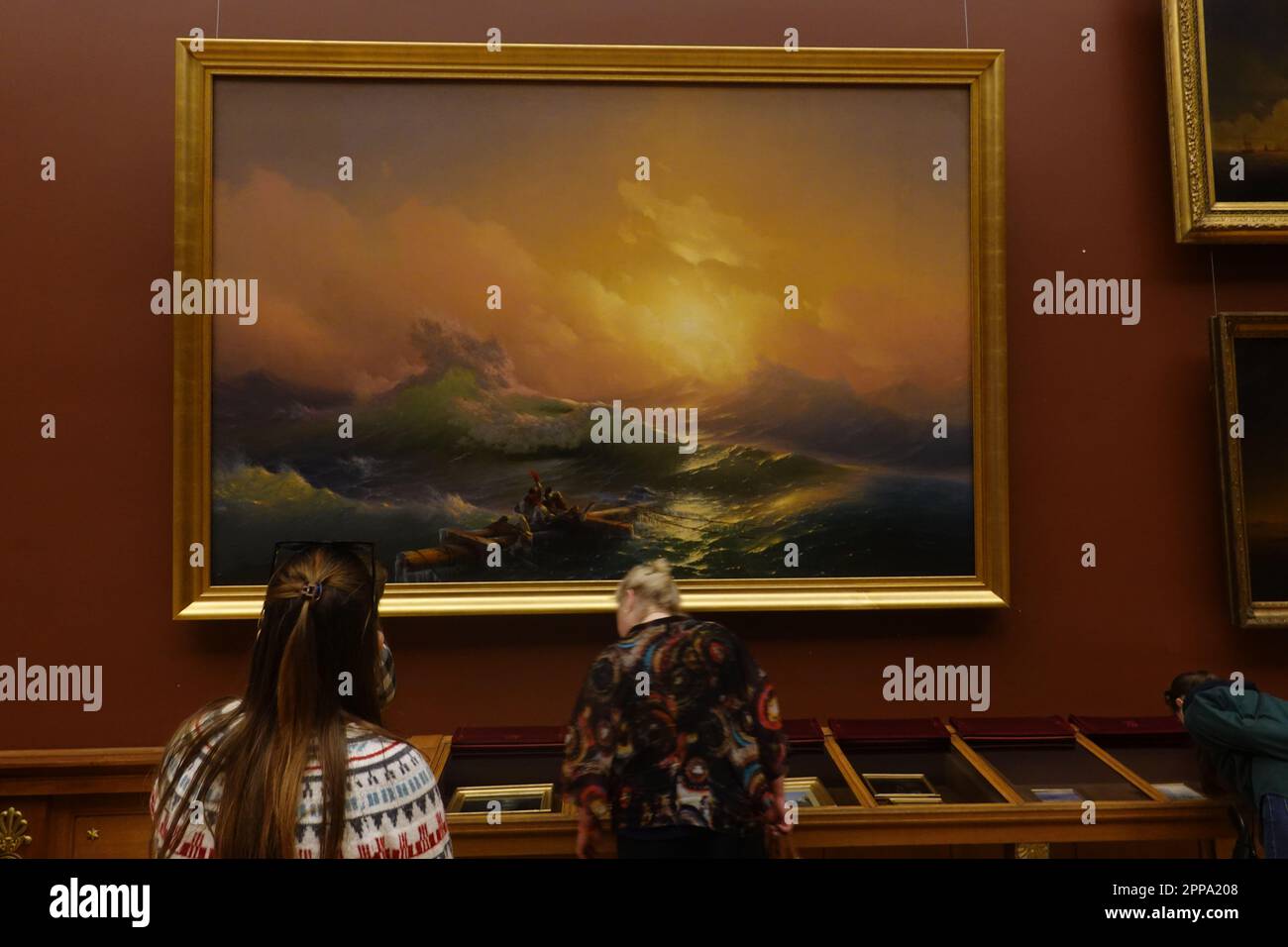 Das russische Staatsmuseum, früher das Russische Museum seiner kaiserlichen Majestät Alexander III. Auf dem Kunstplatz in Sankt Petersburg Stockfoto