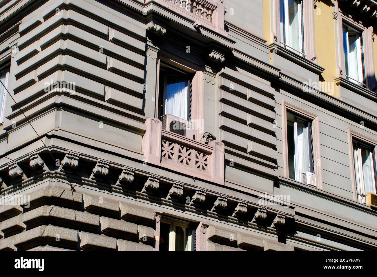 Alte dekorative Gebäude und Strukturen in Rom, Italien, Europa Stockfoto