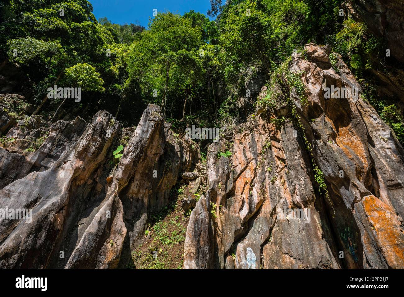 Qing Xin Ling Freizeit- Und Kulturdorf, Ipoh, Malaysia. Stockfoto