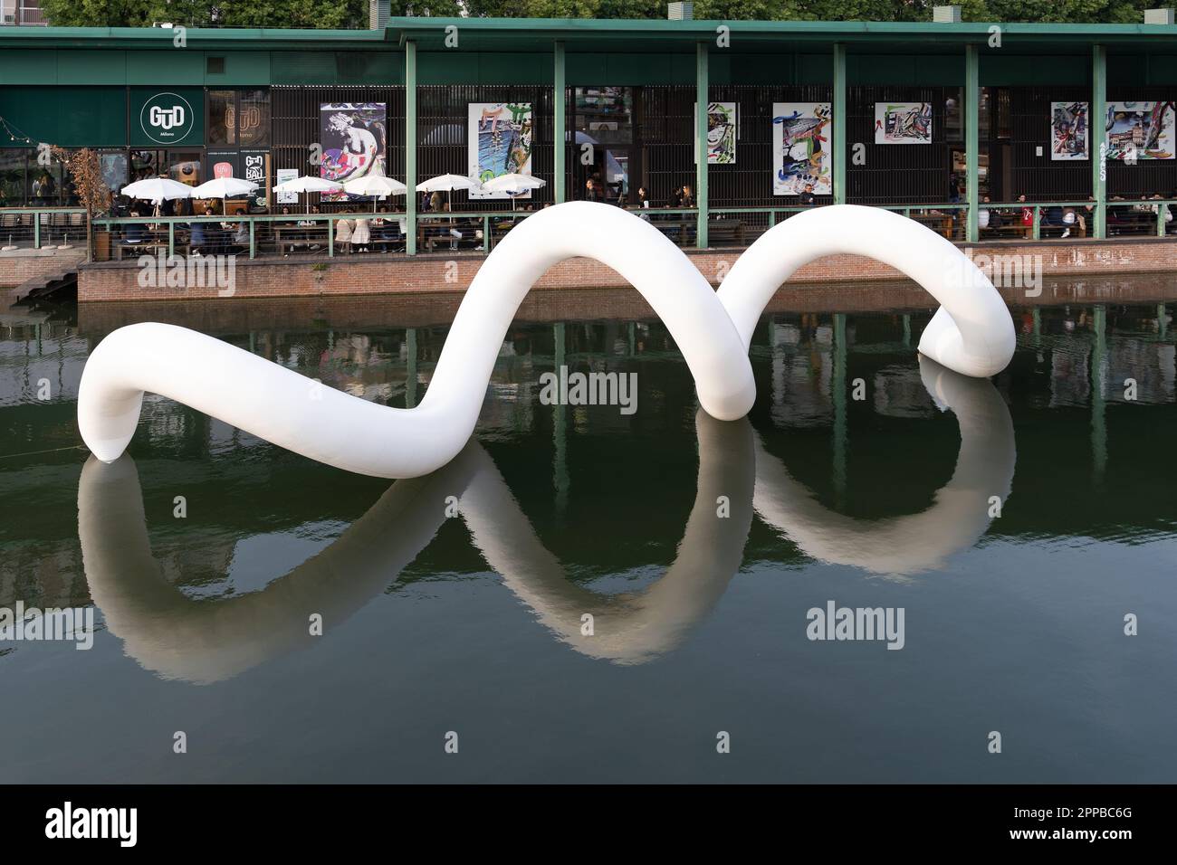 Mailand, Italien. 12. Aug. 2015. Blick auf den Bahnhofszug auf der Expo 2015 Italien. Kredit: MAURO DALLA POZZA/Alamy Live News Stockfoto