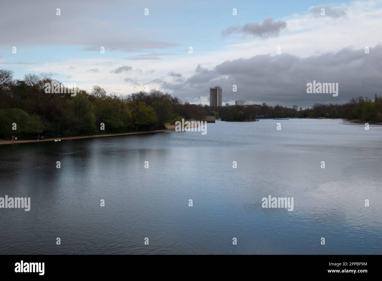 Der Serpentine, Hyde Park, London, UK Stockfoto