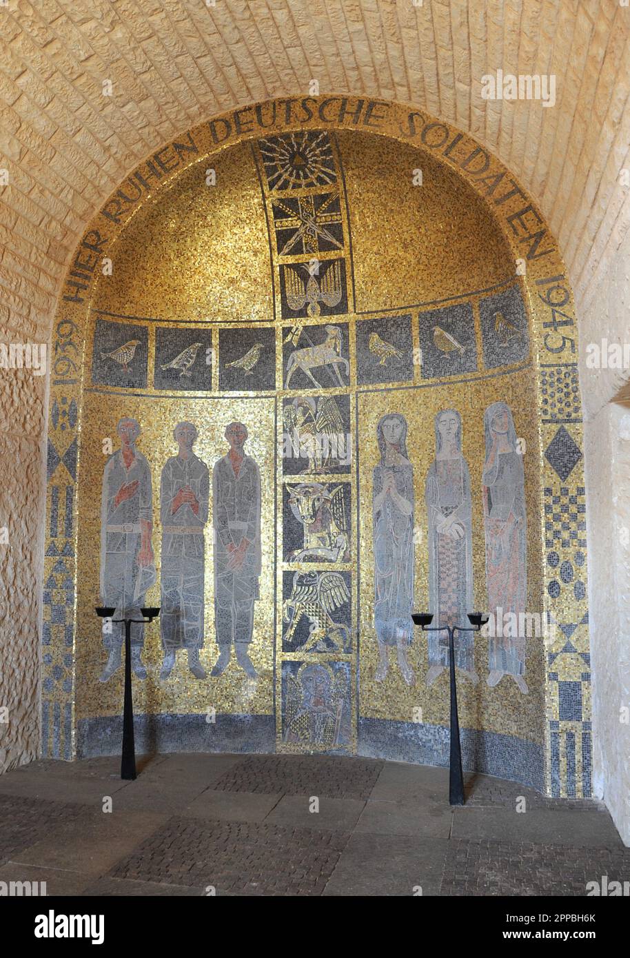 Das Deutsche Kriegsdenkmal, El Alamein, Ägypten. Stockfoto