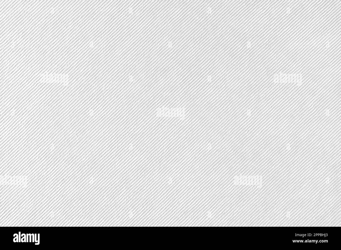 Textur Hintergrund aus weißem Velours Stoff. Polsterung aus Samtstoff, Cord Möbel Textil Material, Design Interieur, Dekor. Grat fa Stockfoto