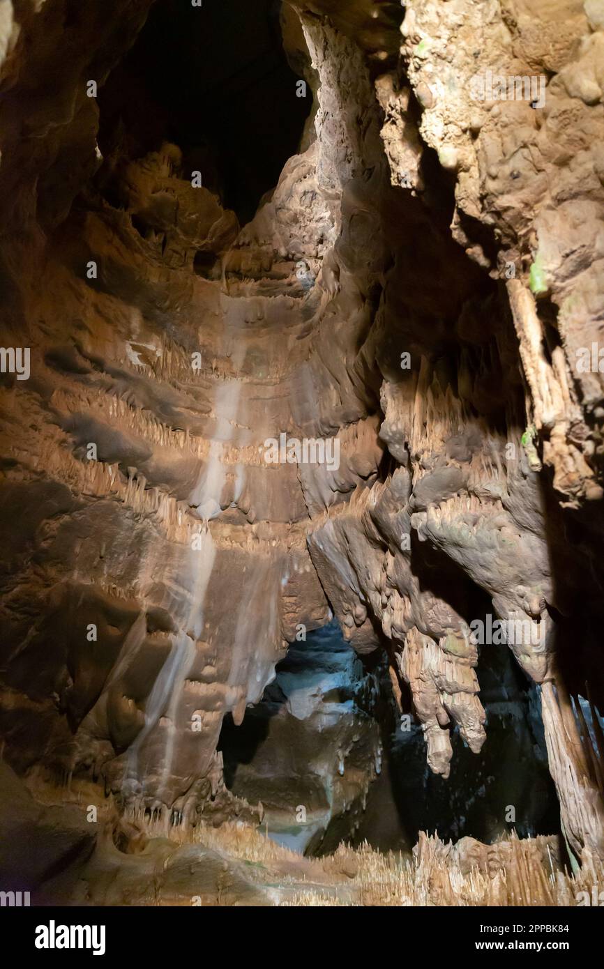 Balcarka Cave in der Nähe von Brno Stockfoto