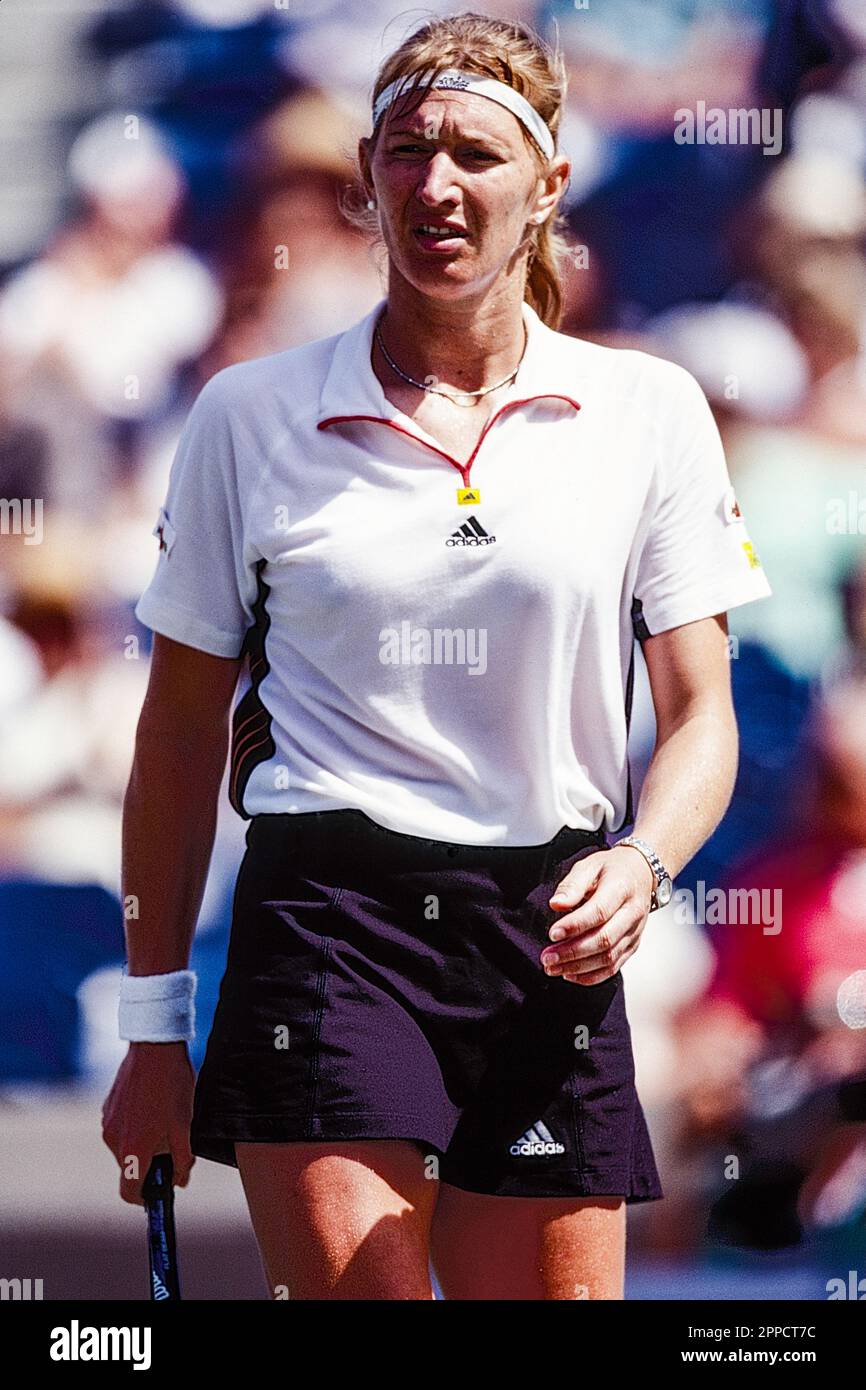 Steffi Graf (GER) nimmt an der US OPEN 1998 Teil Stockfoto