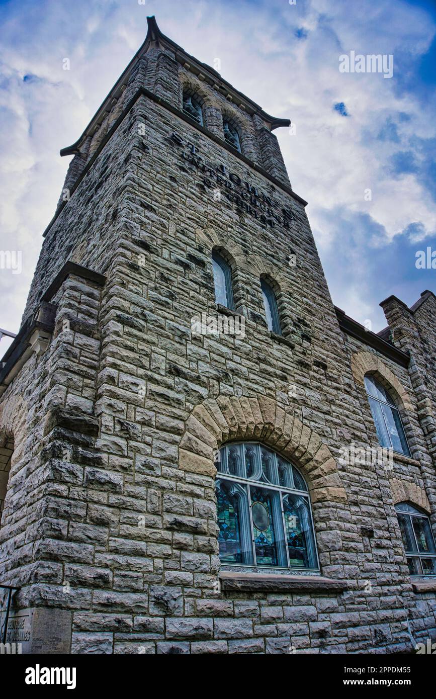 St. John's United Church of Christ in Mansfield Ohio USA 2023 Stockfoto