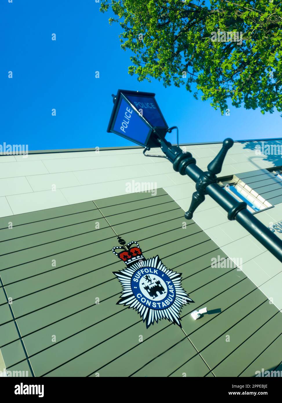 Die Polizei- und Feuerwache in der Princes Street in Ipswich, Suffolk, Großbritannien Stockfoto