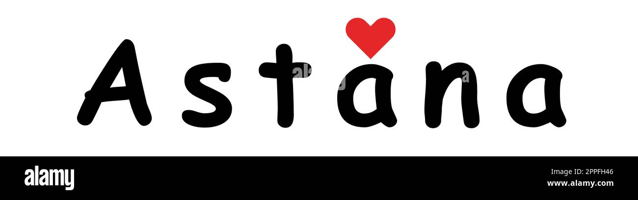 Ich liebe es. Design für Stadtreisen Stockfoto