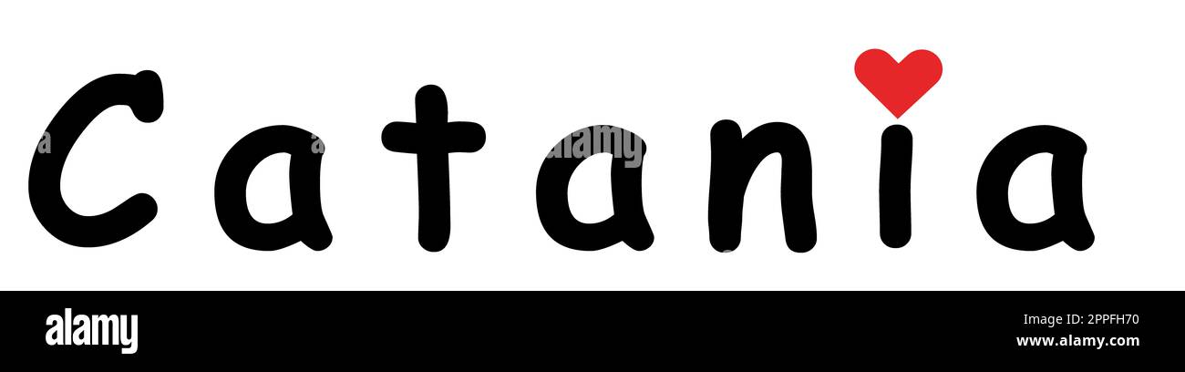 Ich liebe es. Design für Stadtreisen Stockfoto