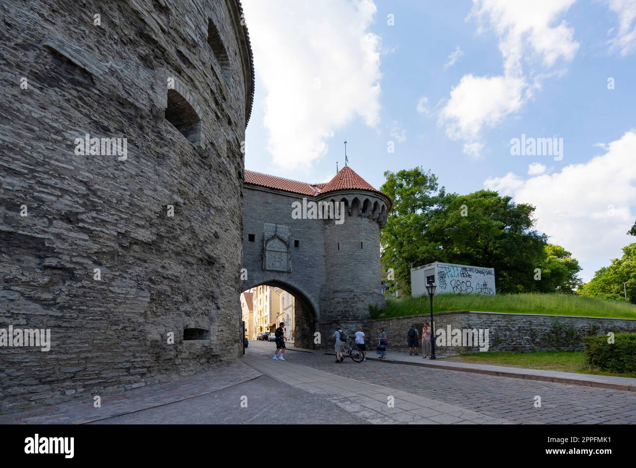 Das große Küstentor in Tallinn, Estland Stockfoto