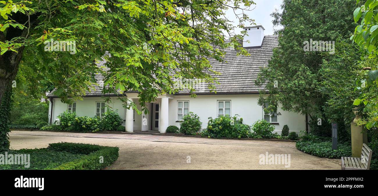 Herrenhaus in Zelazowa Wola - Geburtsort von Frdric Chopin - Zelazowa Wola. Masovia, Polen Stockfoto
