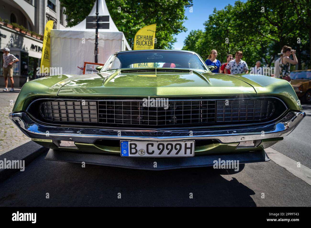 BERLIN - 18. JUNI 2022: Muscle Car Ford Torino GT, 1970. Classic Days Berlin. Stockfoto