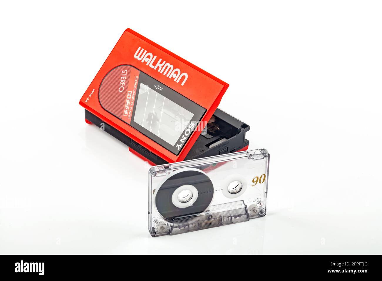 Sony Walkman ® mit Kassette Stockfoto