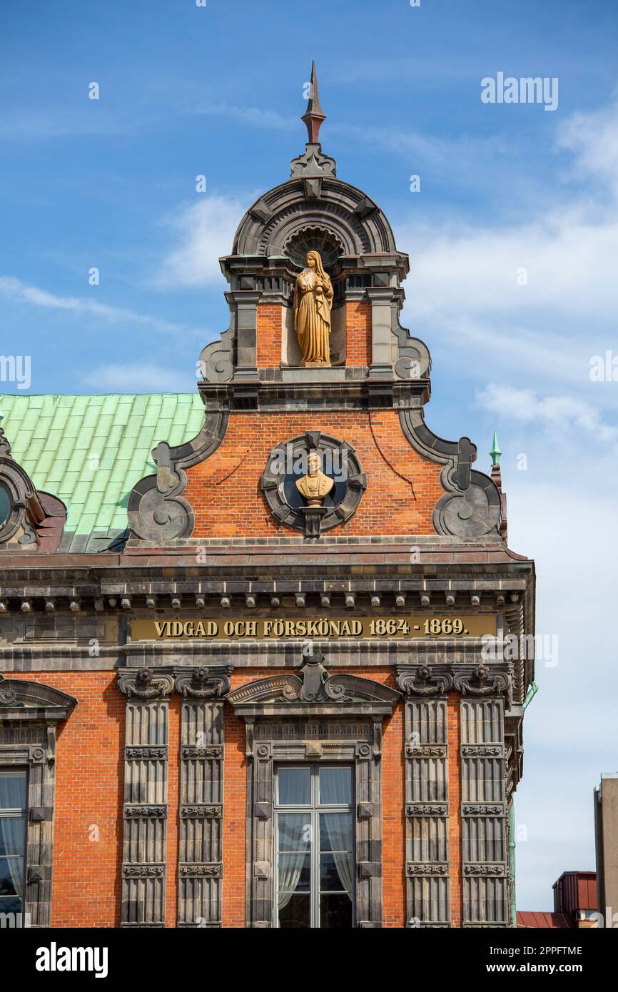 Fassade des historischen Rathauses, Stortorget, Great Square, Malmö, Schweden Stockfoto