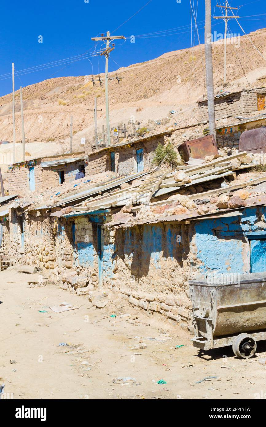 Blick auf die Bergbaustadt Potosi, Bolivien Stockfoto