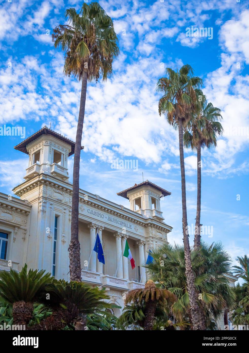 Sanremo Casino in Italien, Region Ligurien Stockfoto