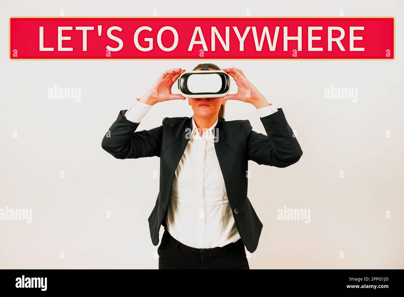 Begriffliche Beschriftung Los geht's. Konzeptfotos Besuchen Sie neue Orte, um Fremde zu treffen, zu genießen und zu entspannen Stockfoto