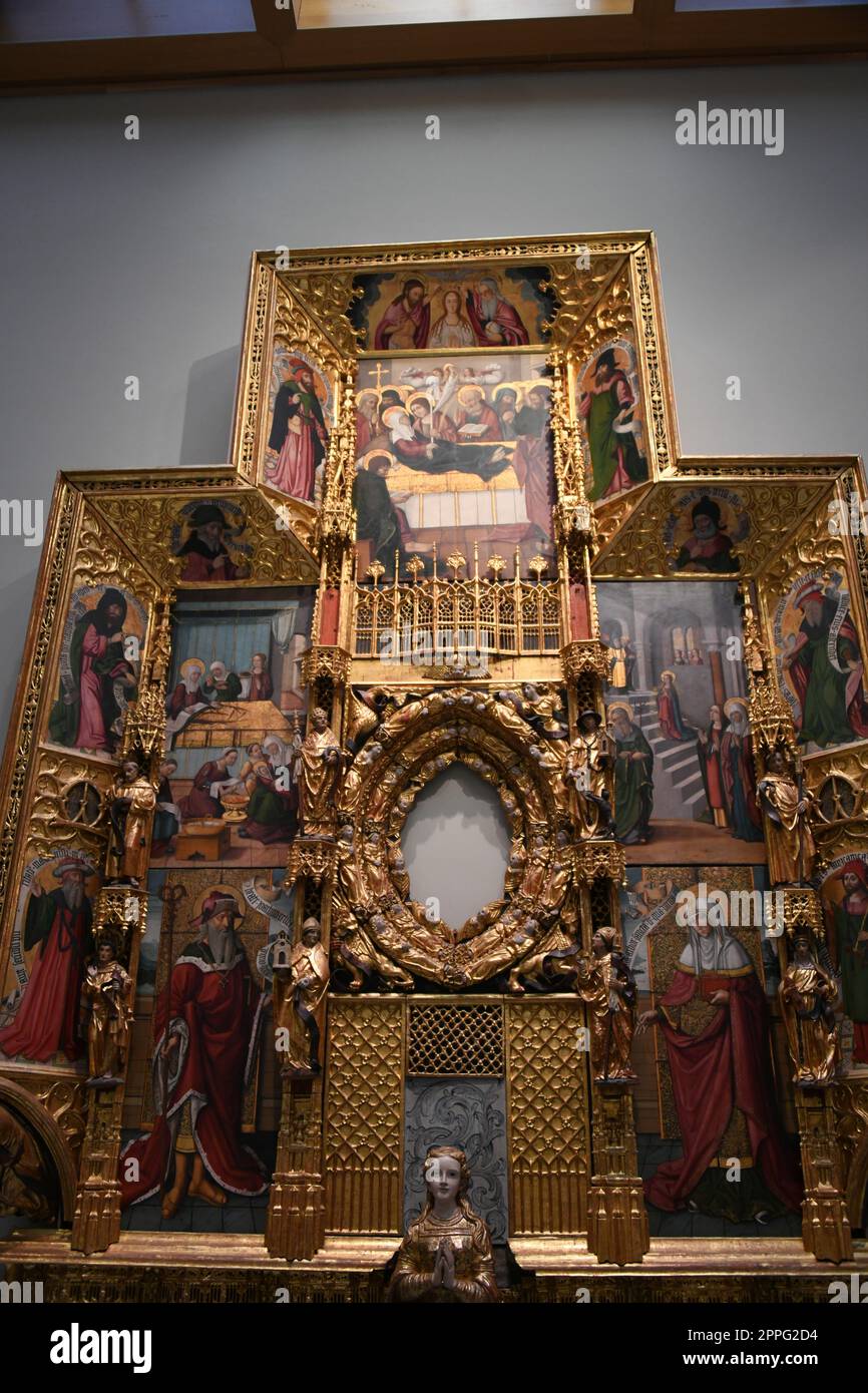 Im Haus der Schönen Künste in Valencia, Provinz Valencia, Spanien, eine Ausstellung von Gemälden, März 2023 Stockfoto