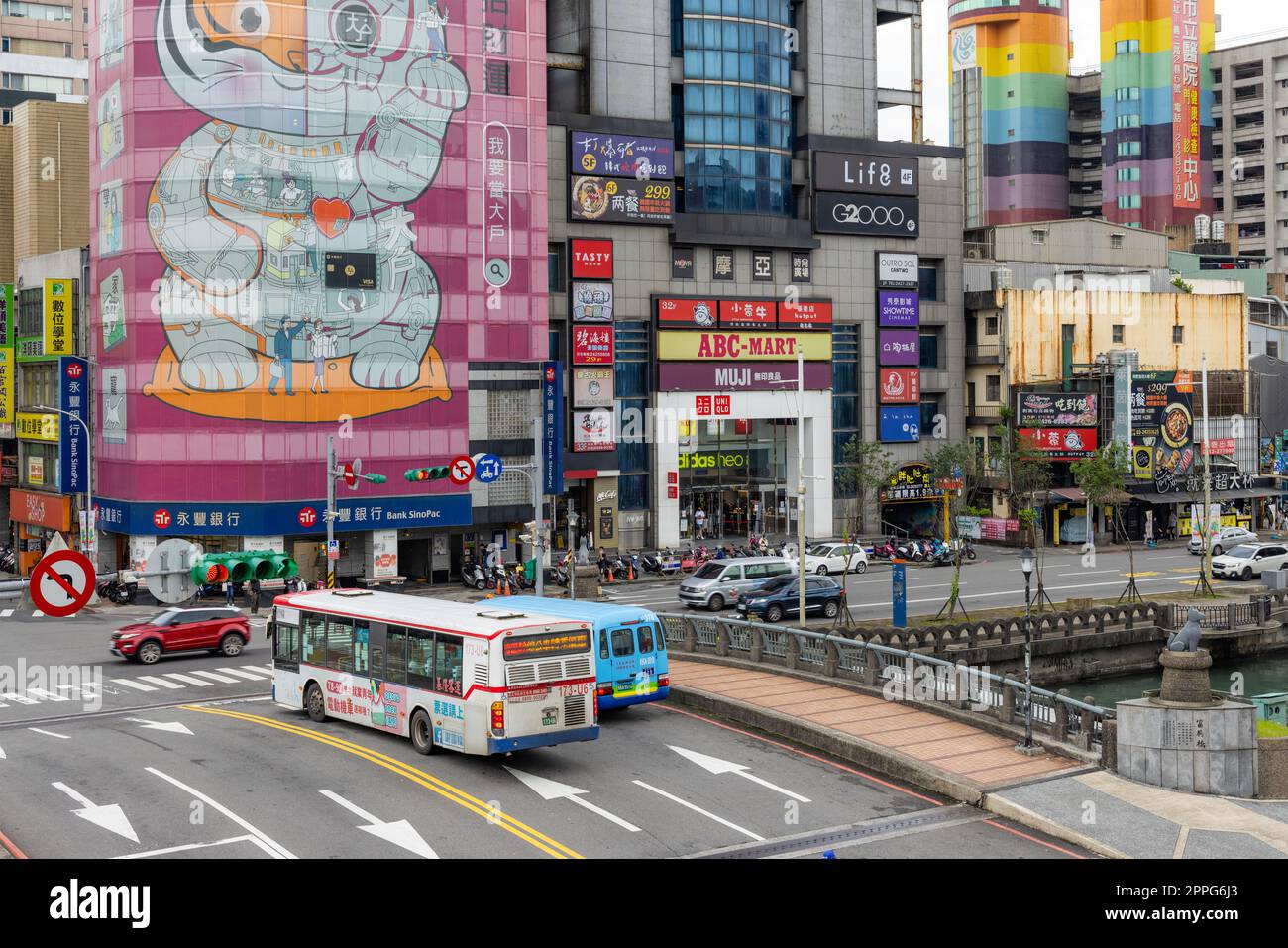 Keelung, Taiwan 12. Juni 2022: Keelung-Stadt in Taiwan Stockfoto