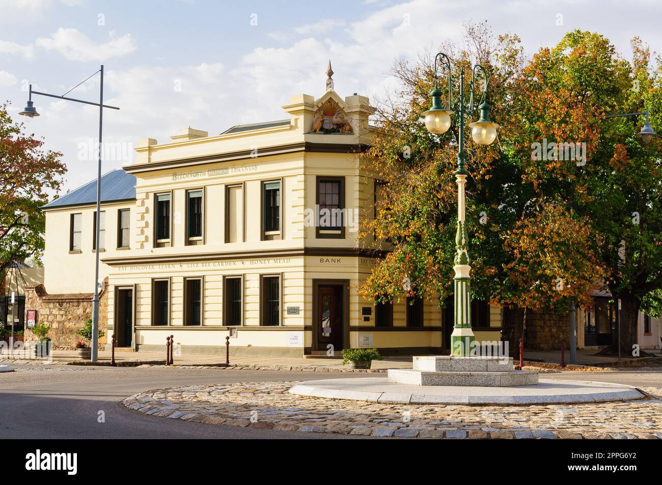 Old Bank - Beechworth Stockfoto