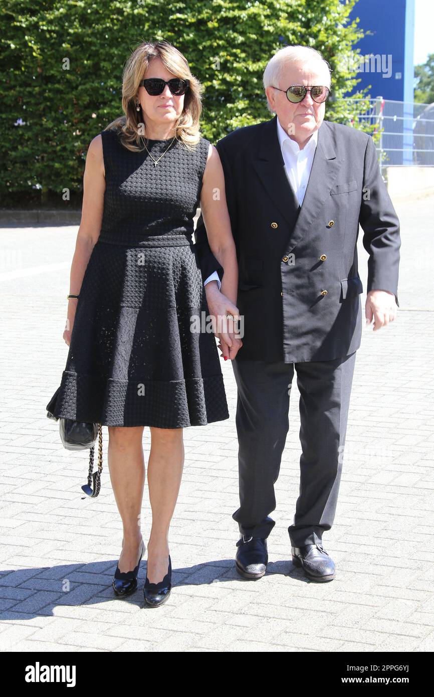 Harry BÃ¤hre, Beerdigungsdienst Uwe Seeler, Volkasparkstadion, 10.08.2022 Stockfoto