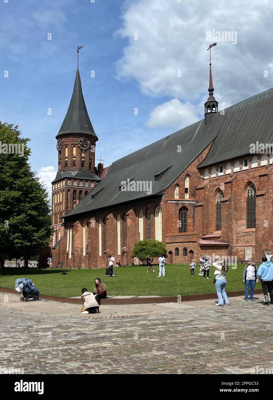 Kathedrale auf der Insel Immanuel Kant in Kaliningrad Stockfoto