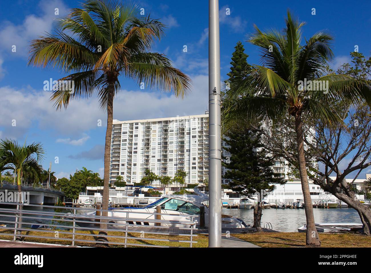 Luxuriöses Herrenhaus in Miami Beach, florida, USA Stockfoto