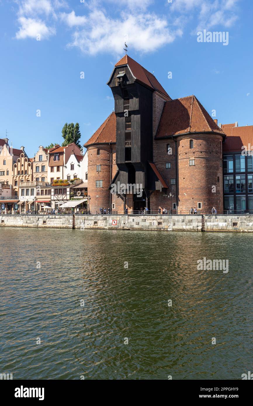 Der größte mittelalterliche Hafen in Danzig, Polen. Stockfoto Der größte mittelalterliche Hafen in Danzig, Polen. Stockfoto
