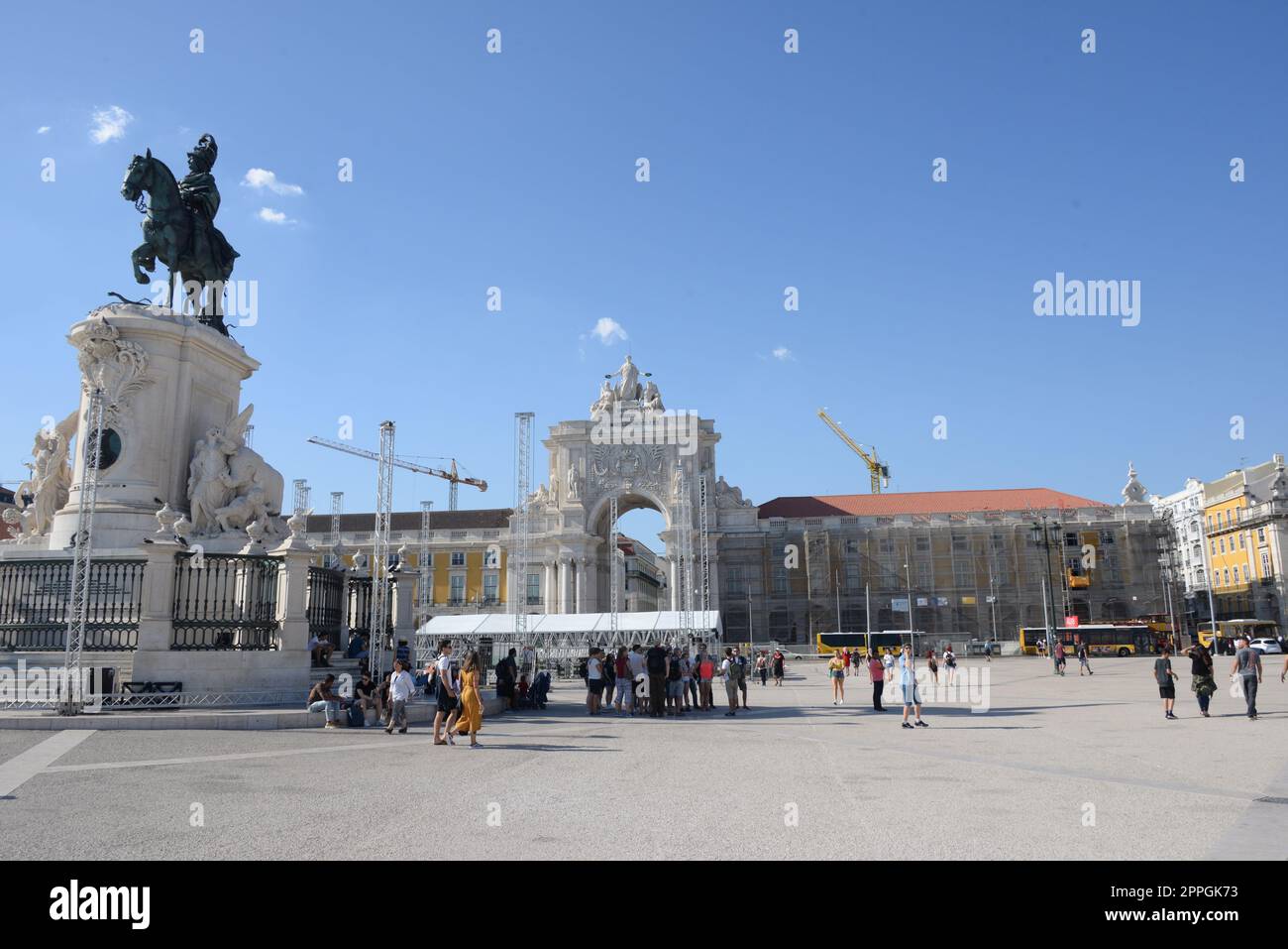 Stadtlandschaften in Lissabon - Lisboa -, die Hauptstadt Portugals, September 2018 Stockfoto