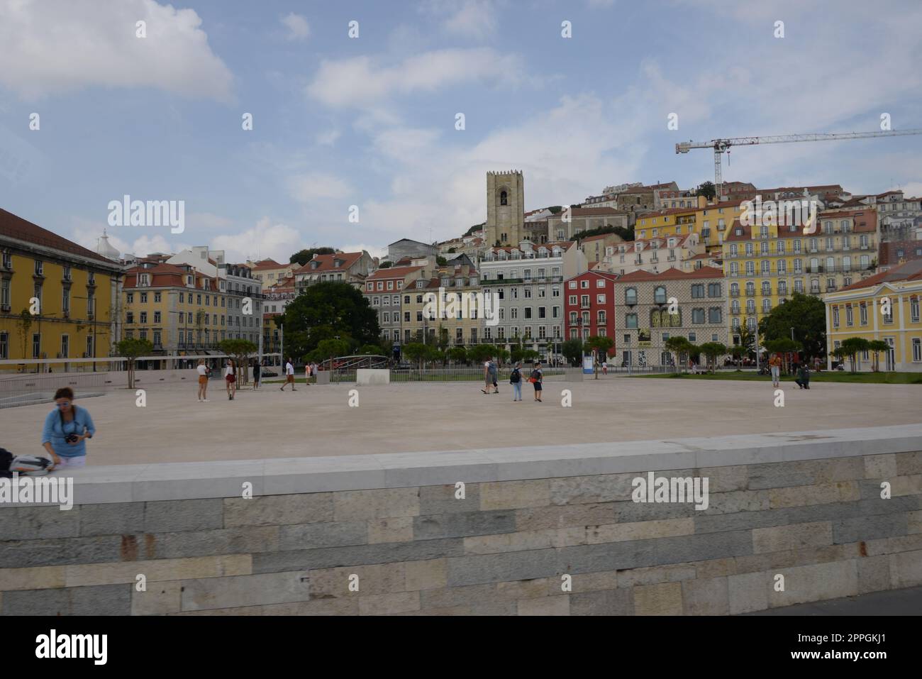 Fassaden von Häusern, Stadtlandschaften in Lissabon - Lisboa - , der Hauptstadt Portugals, September 2018 Stockfoto