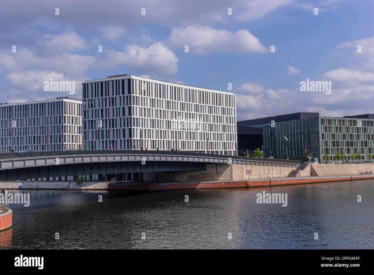 Moderne Bürogebäude in Berlin Stockfoto