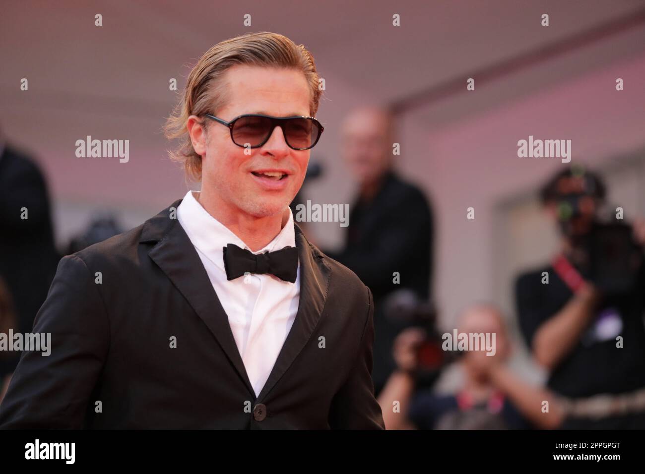 Brad Pitt mit der Film Blonde beim Venice Film Festival auf dem Roten Teppich SEPTEMBER 8. 2022 Weltpremiere Stockfoto