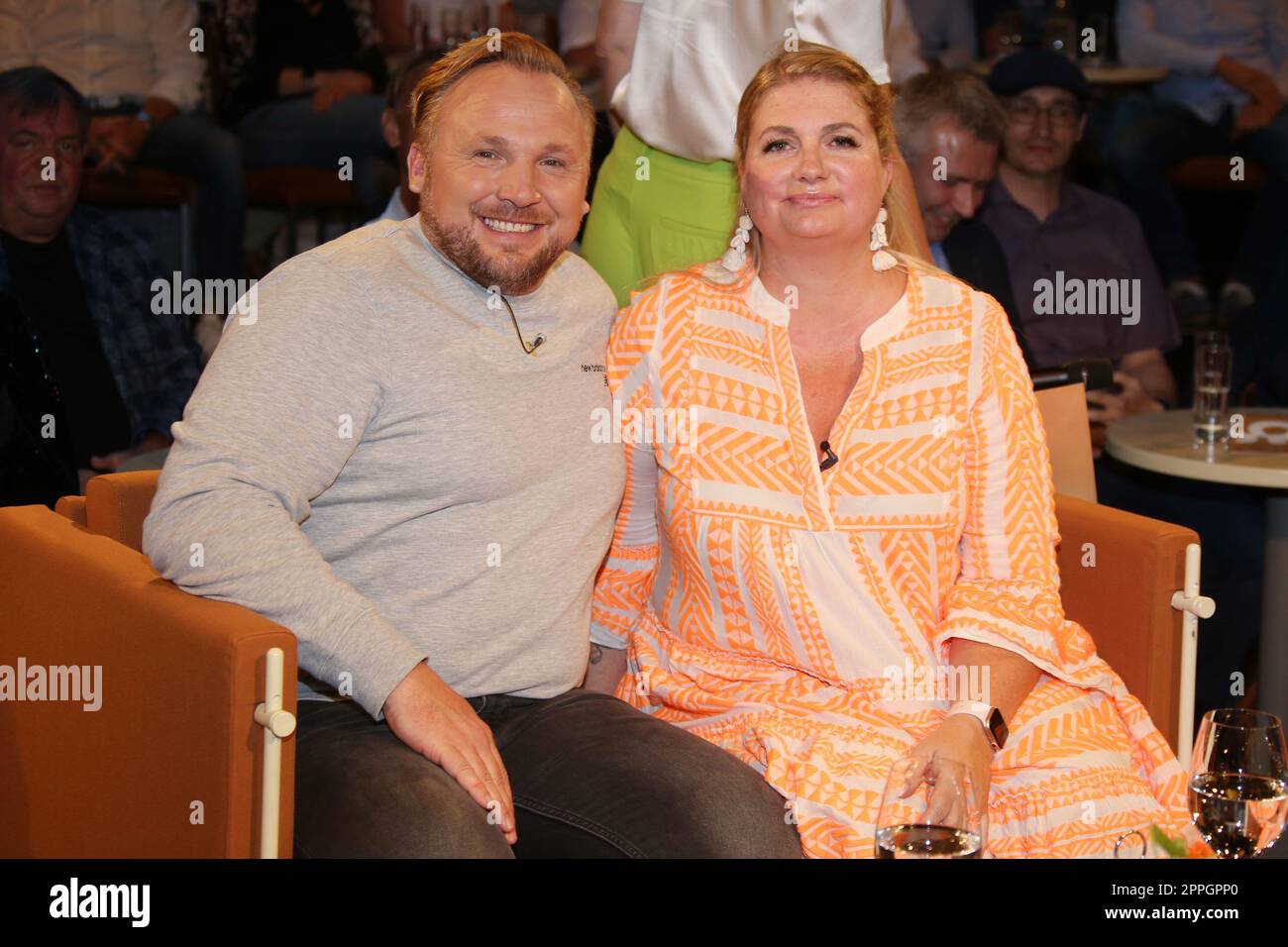 Anne und Stefan Lemcke, Talkshow 3nach9, Bremen 02.09.2022 Stockfoto