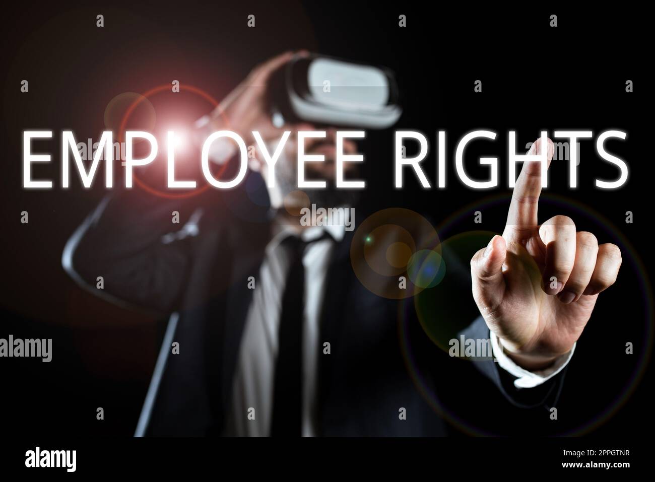 Konzeptionelle Anzeige Rechte Mitarbeiter Alle Mitarbeiter haben grundlegende Rechte an ihrem eigenen Arbeitsplatz. Geschäftsansatz Alle Mitarbeiter haben grundlegende Rechte an ihrem eigenen Arbeitsplatz Stockfoto