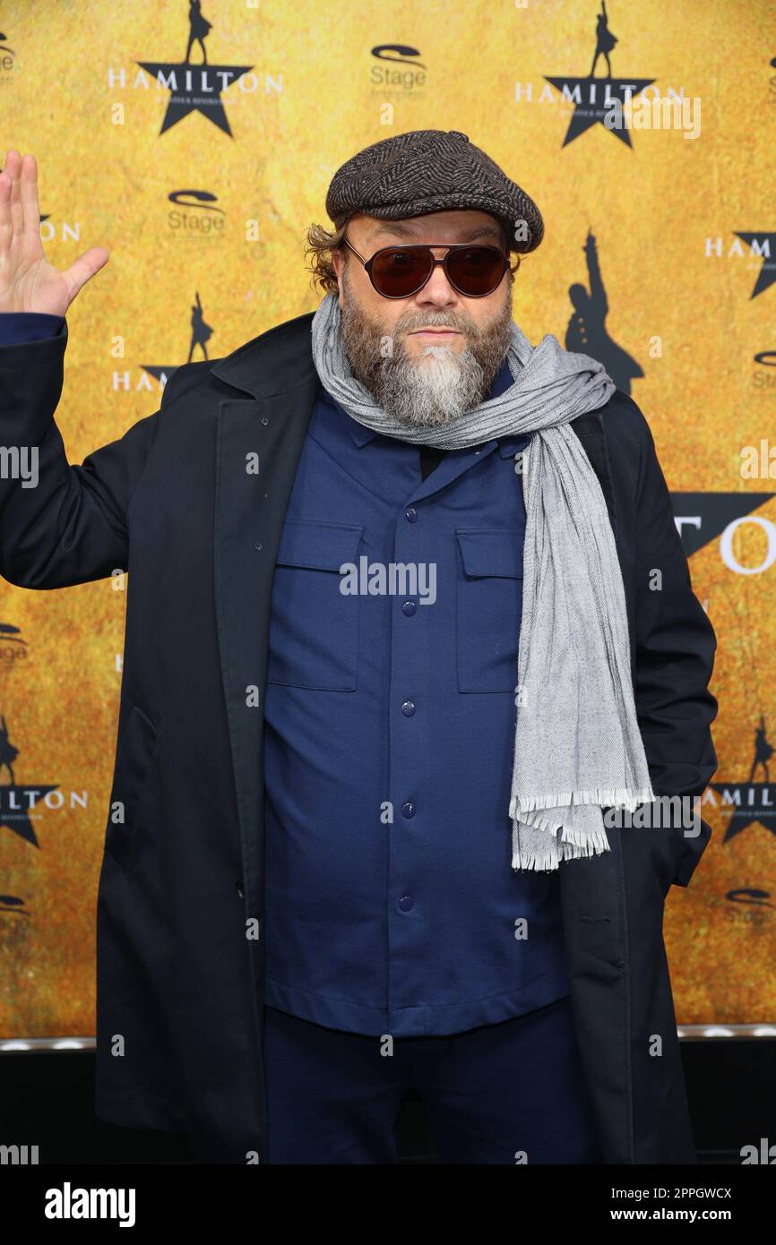 Sven Janetzko (Deichkind), Premiere des Musicals Hamilton im Operettenhaus, Hamburg, 06.10.2022 Stockfoto