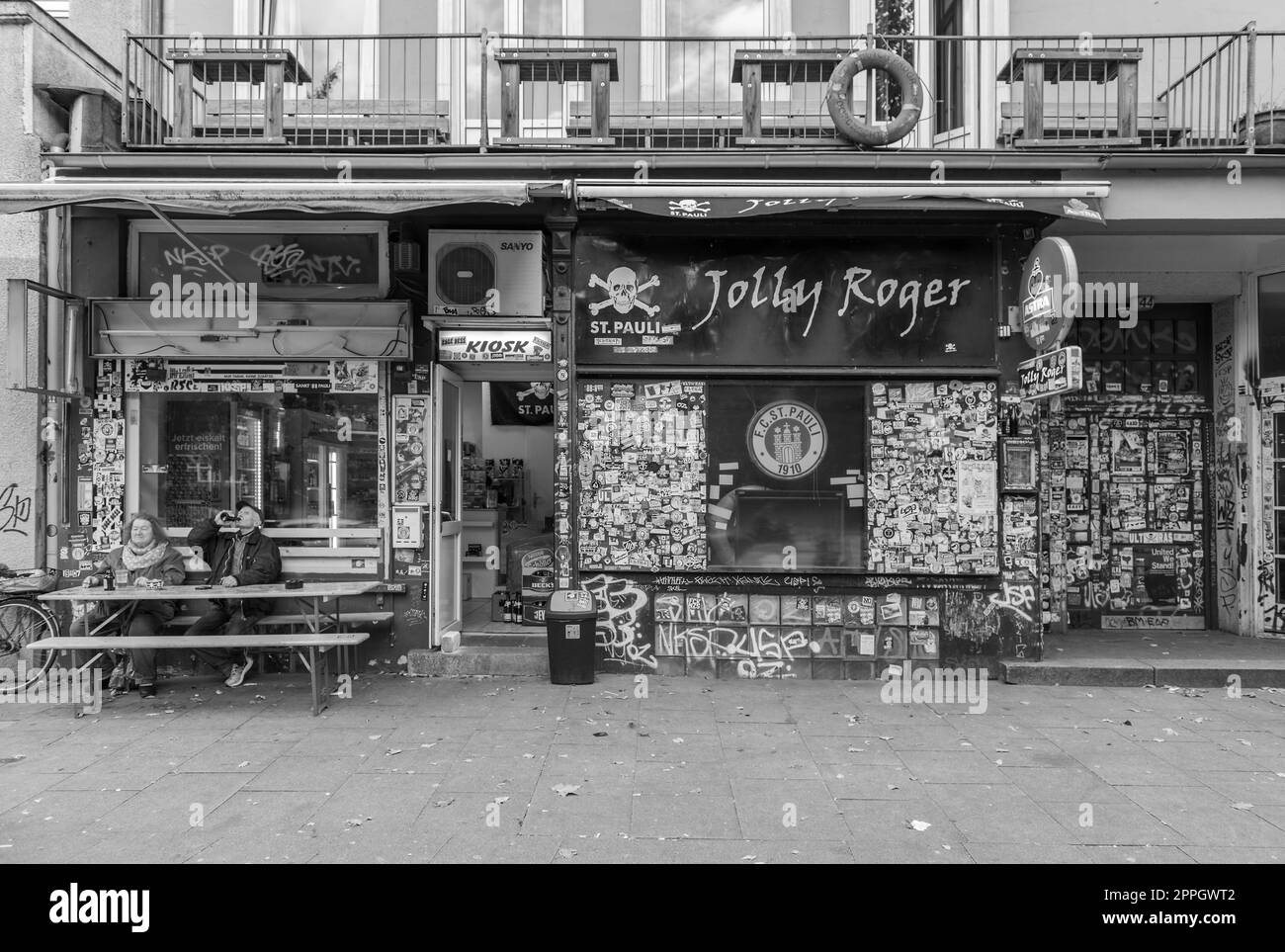 clubbar des Fußballvereins FC St. Pauli Stockfoto