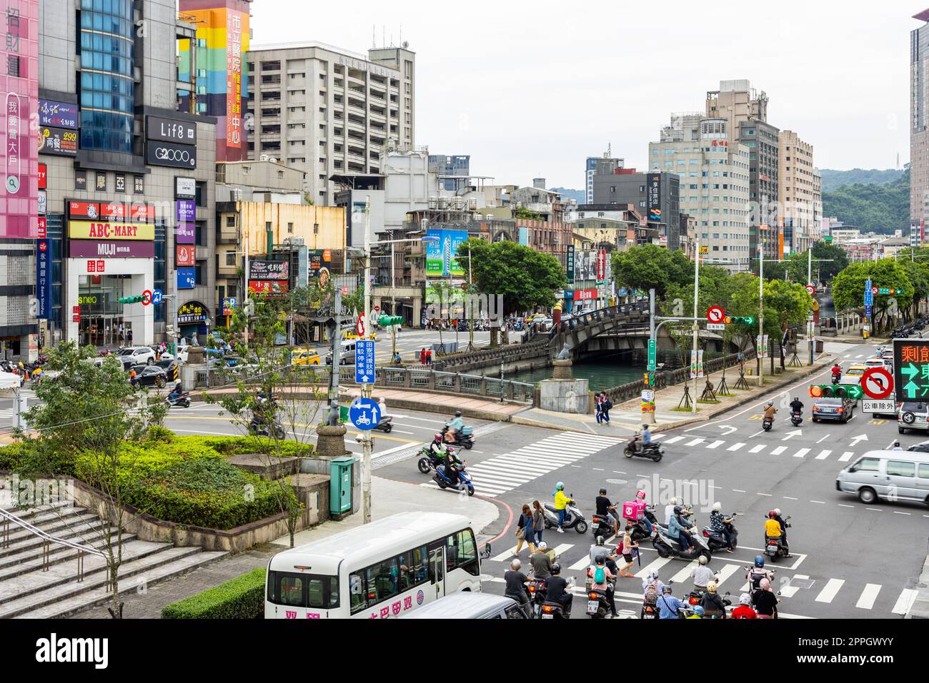 Keelung, Taiwan 12. Juni 2022: Keelung-Stadt in Taiwan Stockfoto