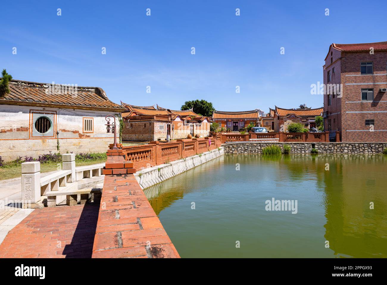 Taiwan Kinmen Zhu Shan Village Stockfoto