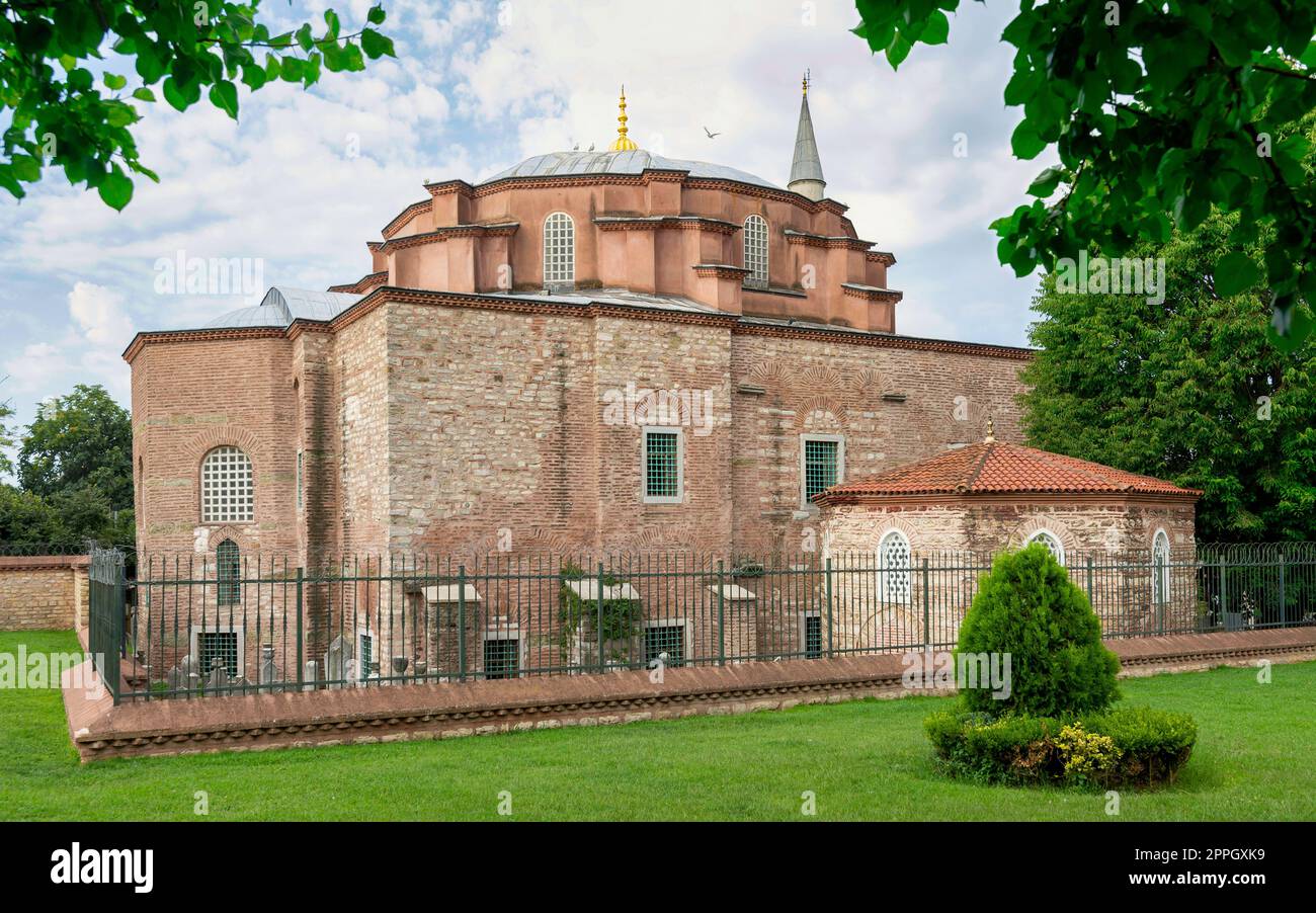 Die kleine Hagia Sophia Moschee oder Kucuk Ayasofya Camii, früher die Kirche der Heiligen Sergius und Bacchus, Istanbul, Türkei Stockfoto