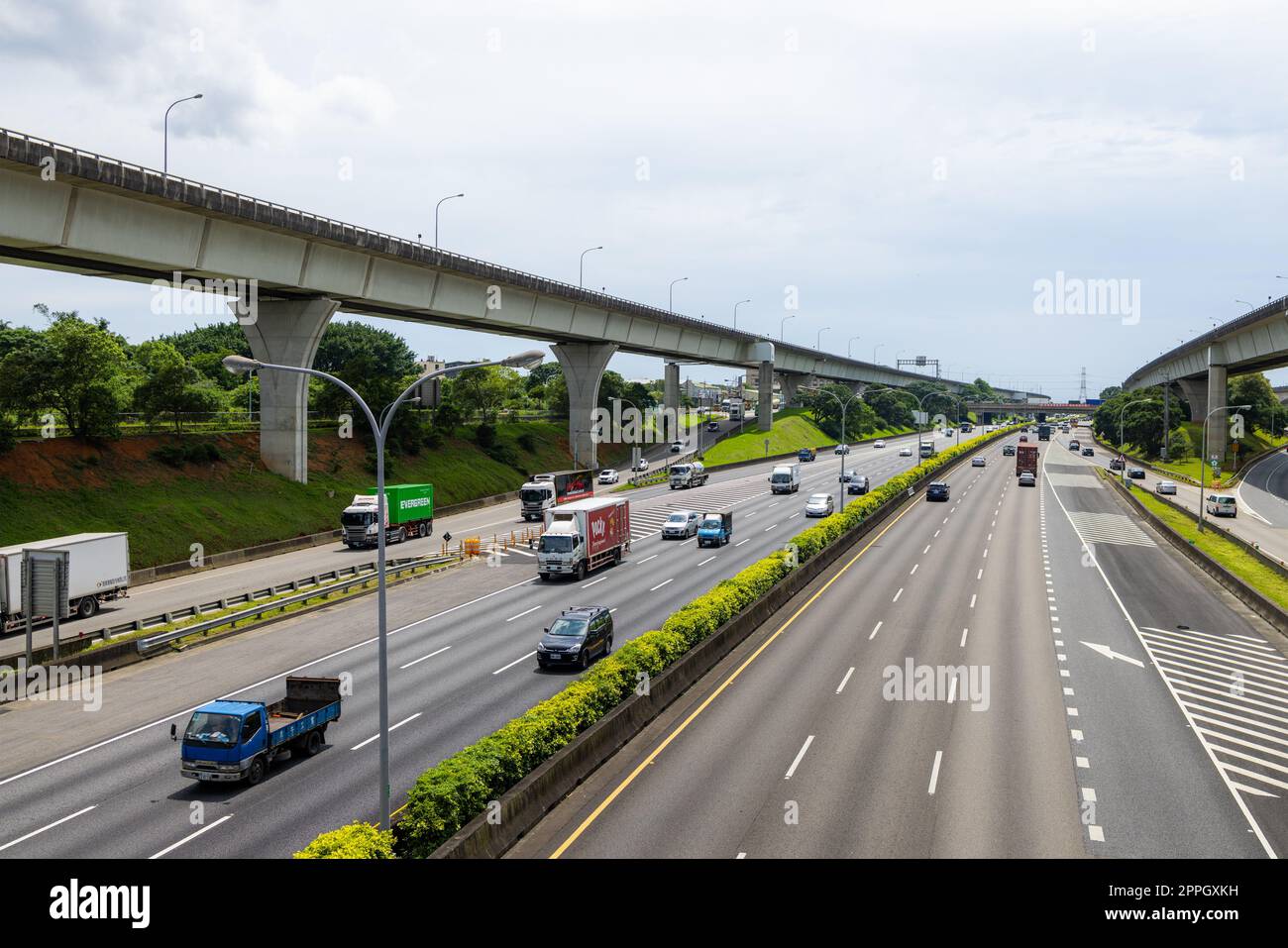 Lin Kou, Taiwan, 15. Juni 2022: National Highway Nummer eins in Taiwan Stockfoto